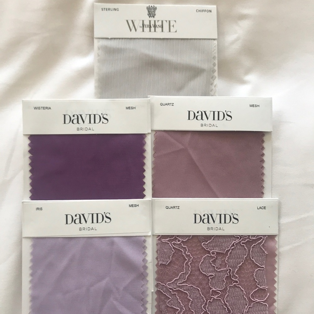 David’s Bridal Swatches